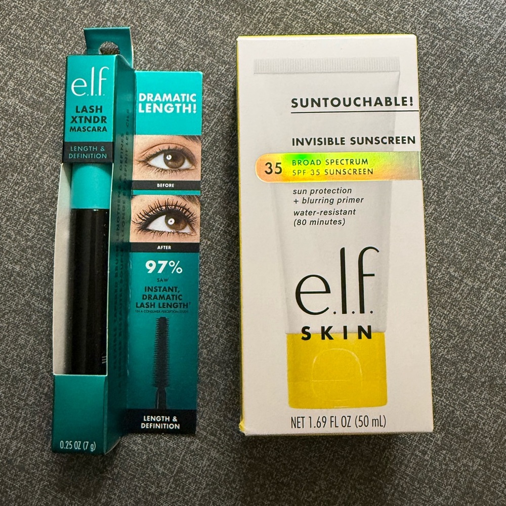 elf Cosmetics - Sunscreen and Mascara